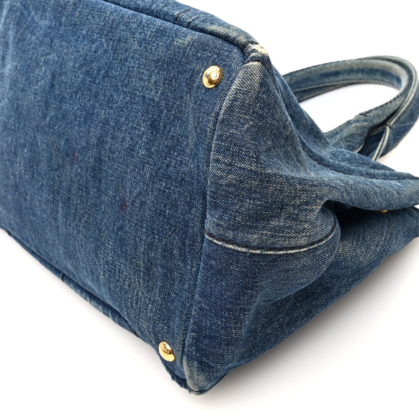 Denim Canapa Logo Tote Avio