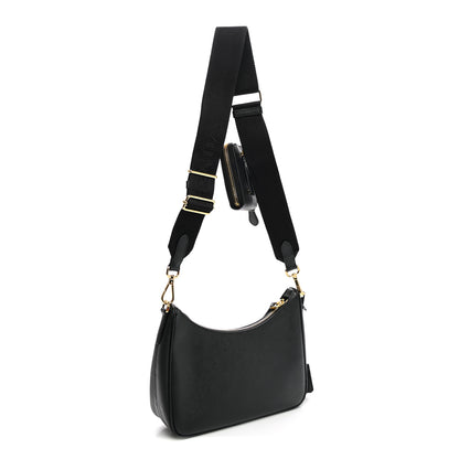 Prada Saffiano Lux Re-Edition 2005 Shoulder Bag Black 3 of 10
