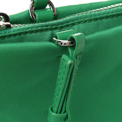 Prada Tessuto Nylon Chain Shopping Tote Menta 11 of 11