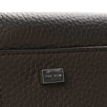 The Row Grained Calfskin Soft Margaux 10 Bag Deep Brown 10 of 10