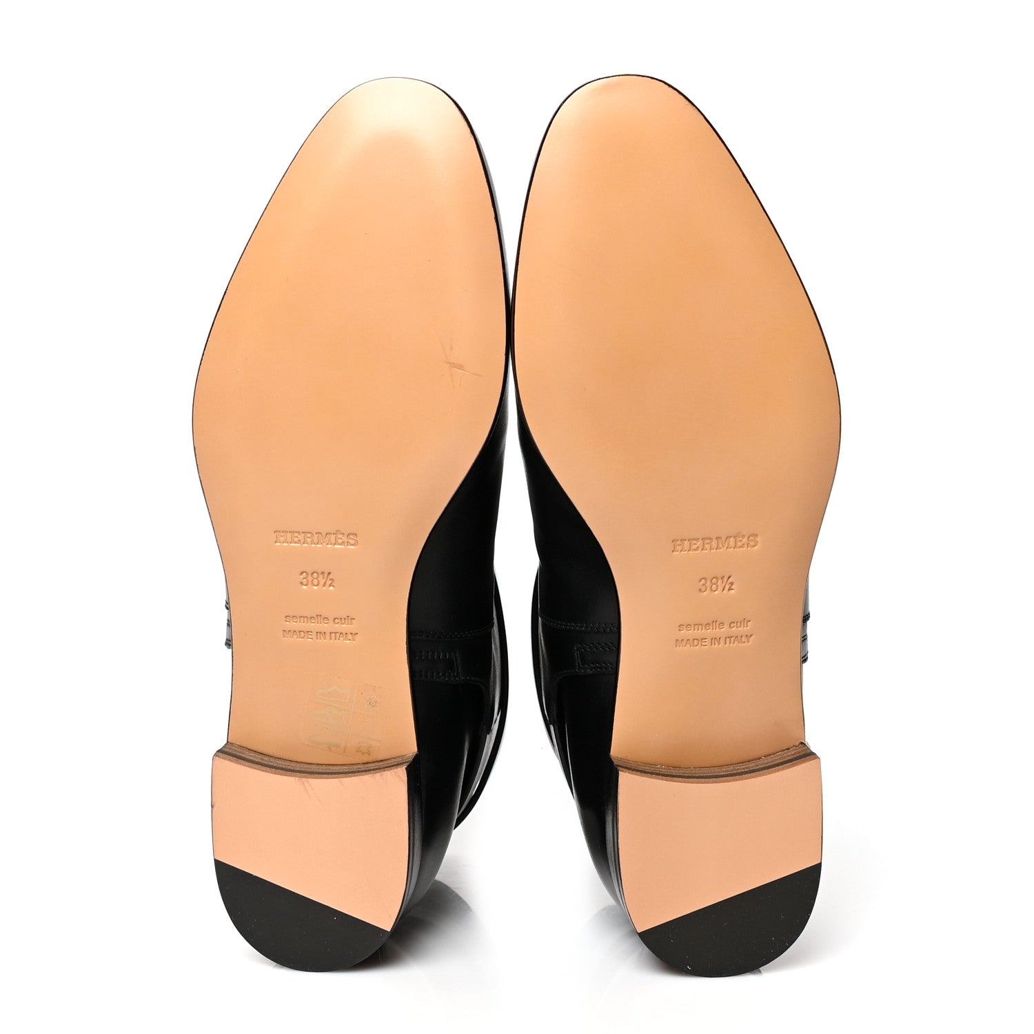 Hermes Calfskin Neo Low Boots 38.5 Black 5 of 8