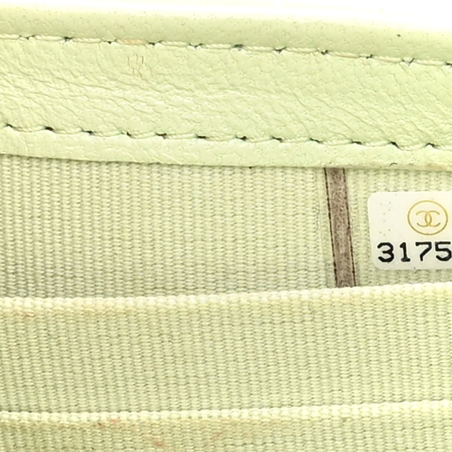 Chanel Lambskin Quilted Mini Trendy CC Chain Wallet Sea Green 7 of 11