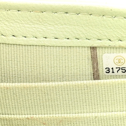 Chanel Lambskin Quilted Mini Trendy CC Chain Wallet Sea Green 7 of 11