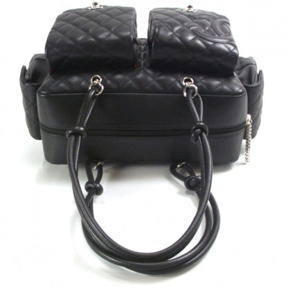 Chanel Calfskin Quilted Large Cambon Multipocket Reporter Black 5 of 12