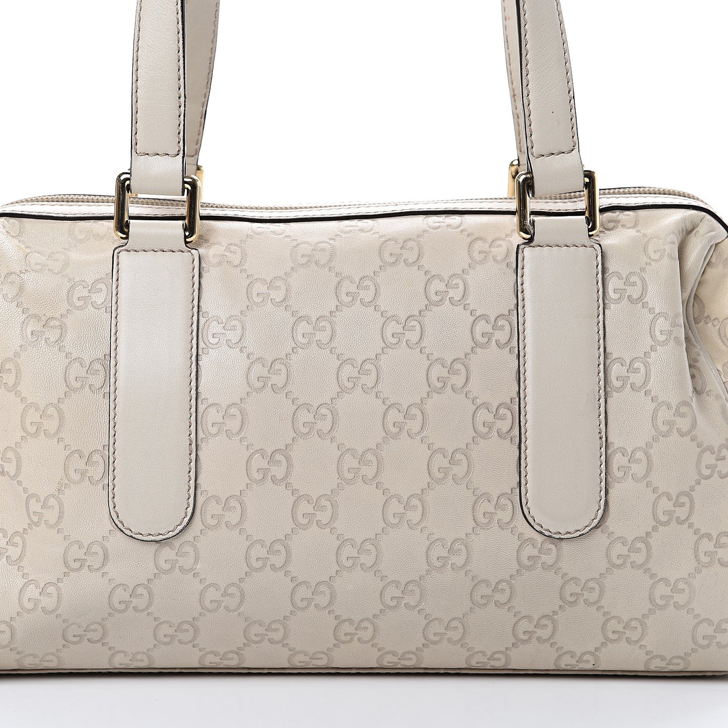 Guccissima Small Boston White