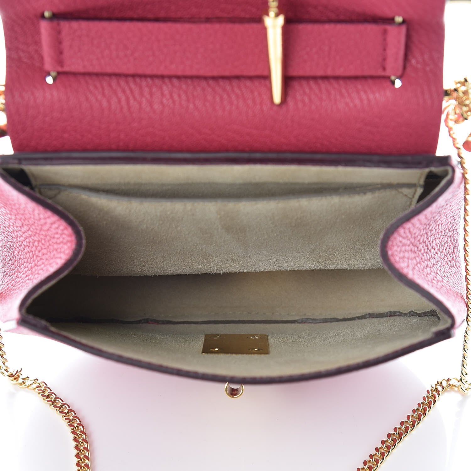 Chloe Grained Lambskin Mini Drew Shoulder Bag Dreamy Pink 5 of 10