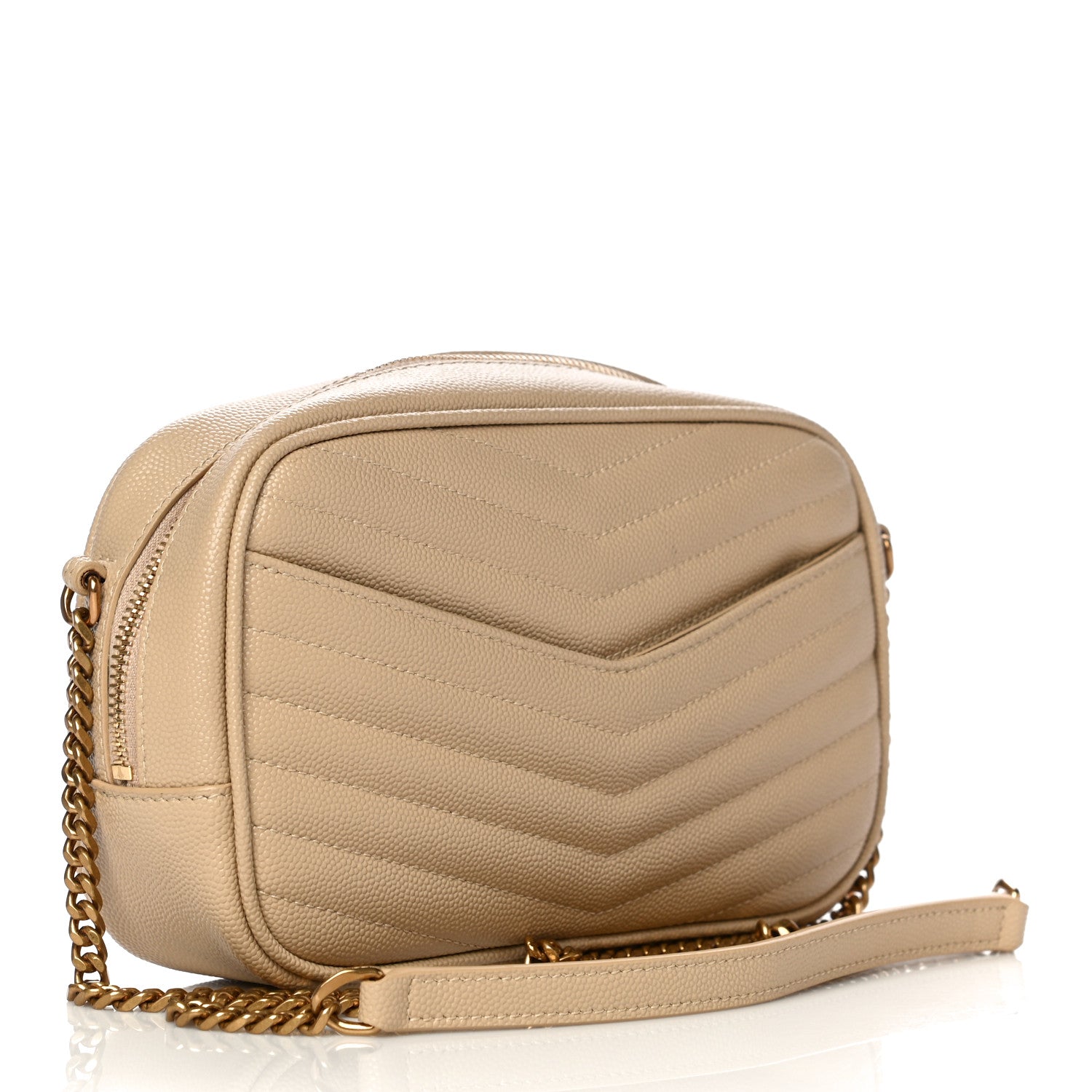 Saint Laurent Grain De Poudre Matelasse Monogram Mini Lou Camera Bag New Powder 3 of 14