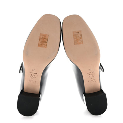 Christian Dior Brushed Calfskin Uniform 30mm Pumps 36 Black 5 of 10