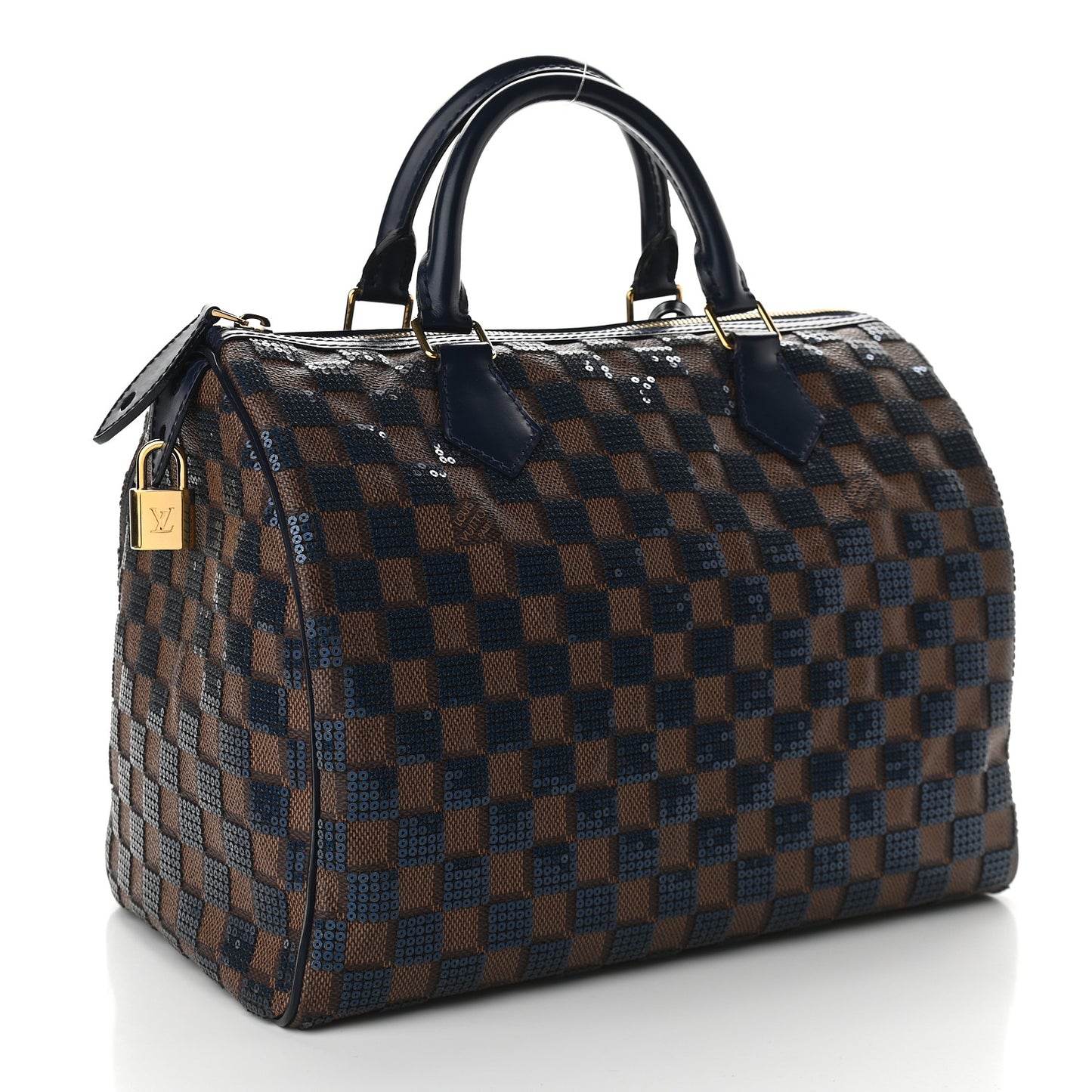 Damier Paillettes Speedy 30 Blue