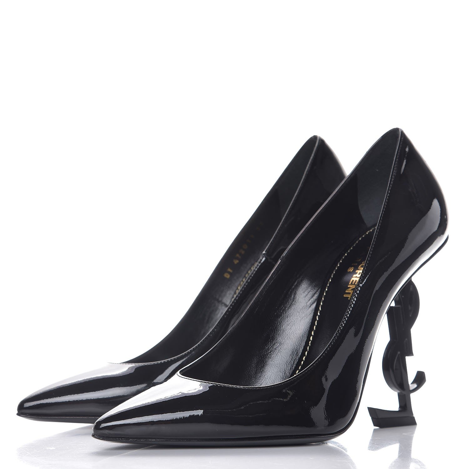 Saint Laurent Patent Opyum 100 Pumps 37 Black 3 of 10