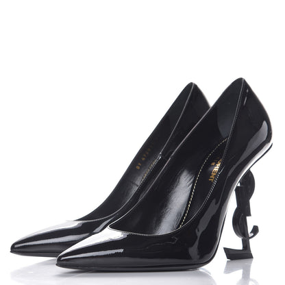 Saint Laurent Patent Opyum 100 Pumps 37 Black 3 of 10