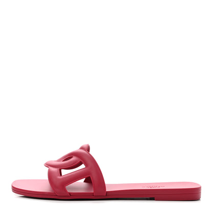Hermes Rubber Aloha Sandals 39 Rose Baie 2 of 12