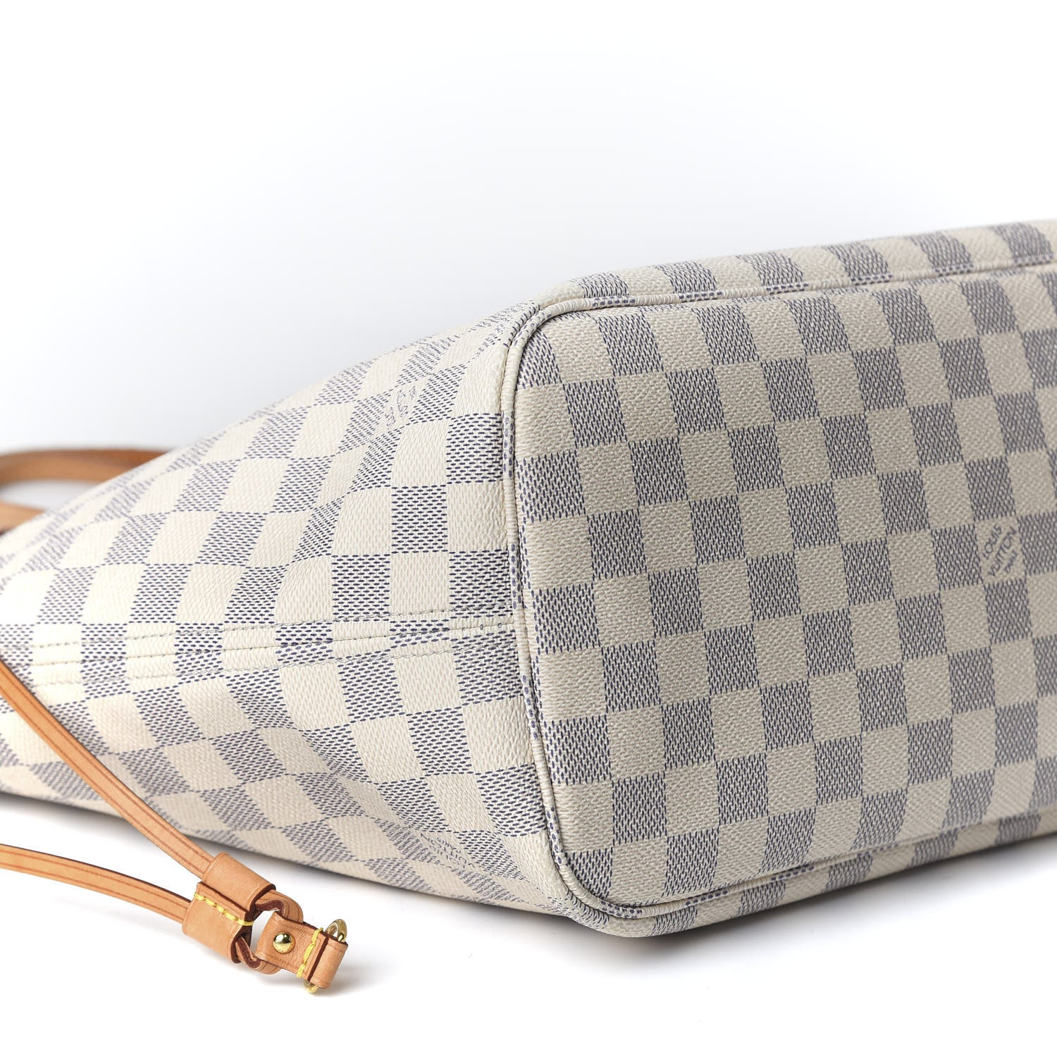 Louis Vuitton Damier Azur Neo Neverfull MM Rose Ballerine 5 of 9