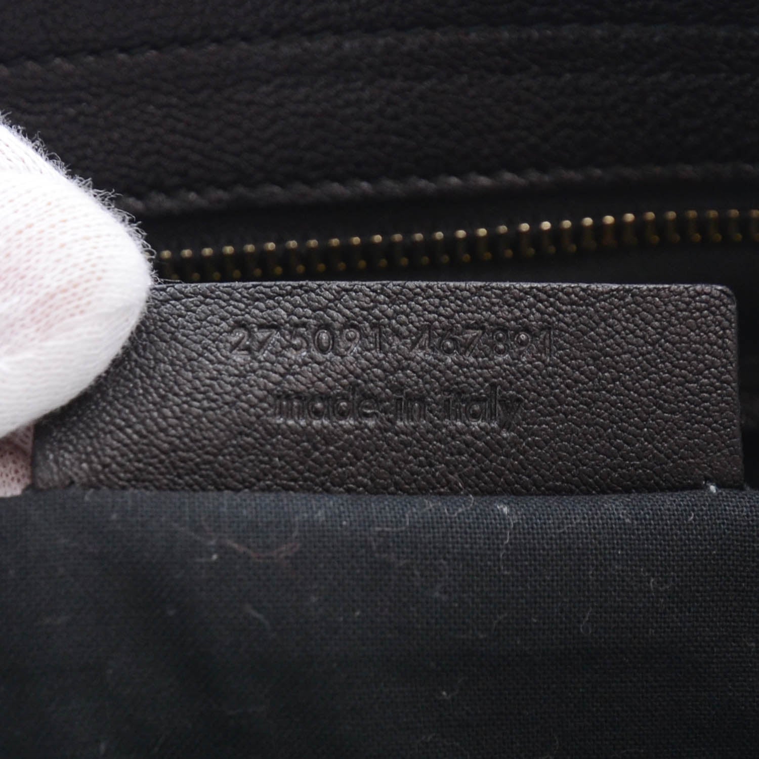 Saint Laurent Leather Large Cabas Chyc Black 6 of 7