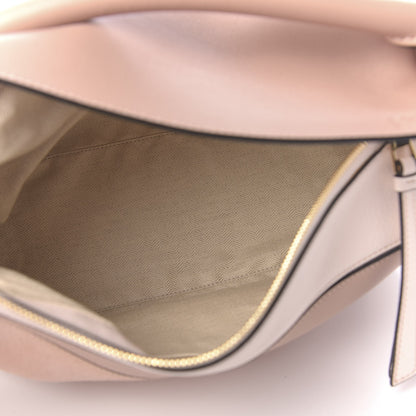Loewe Calfskin Suede Medium Puzzle Bag Blush 5 of 10