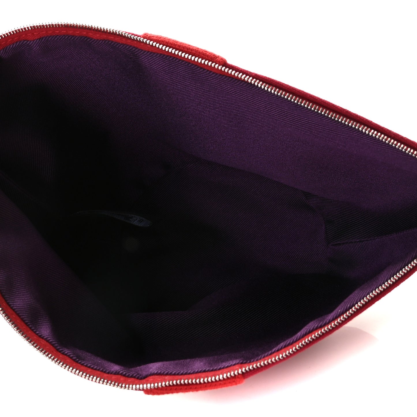 Cotton Twill Mini Palmyre Bag MM Rouge Vif Prune