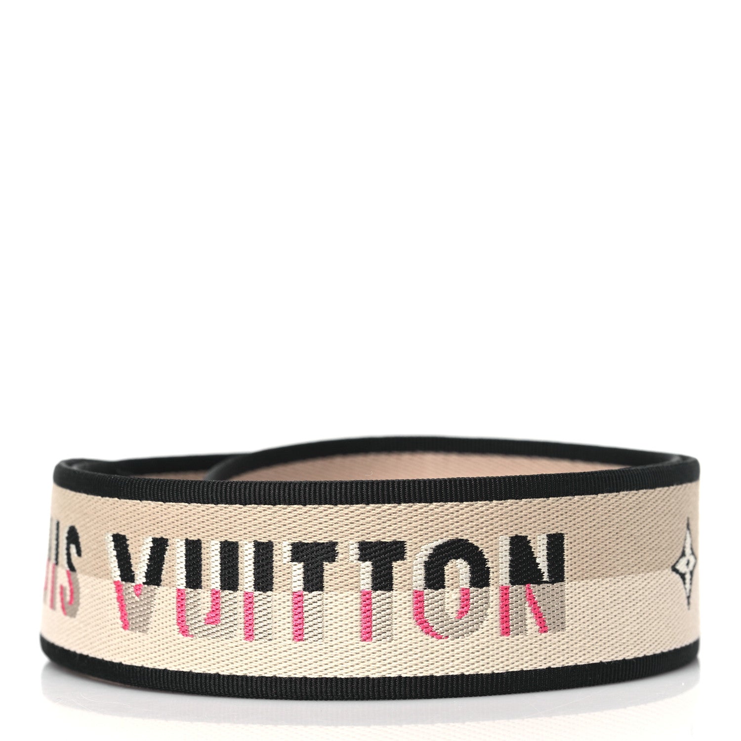 Louis Vuitton Jacquard Diane Shoulder Strap Black 2 of 3