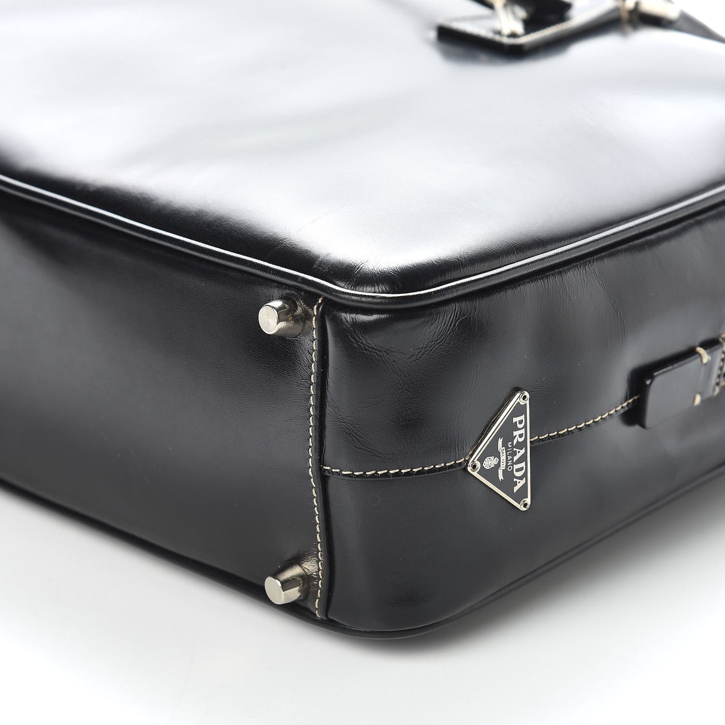 Vitello Box Bauletto Black