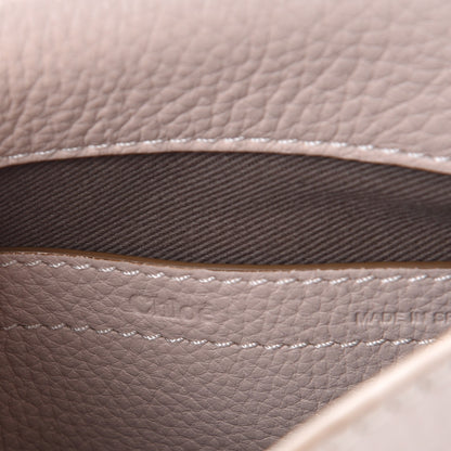 Chloe Calfskin Mini Marcie Round Crossbody Bag Abstract White 7 of 8