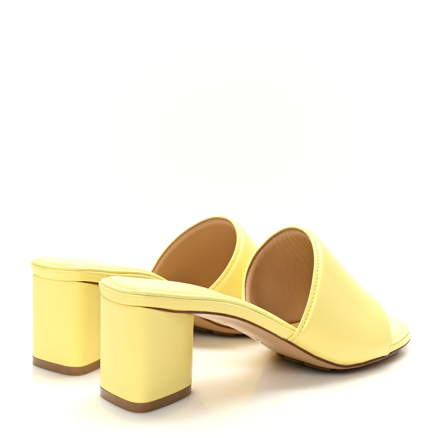 Vienna Calfskin The Band Mule Sandals 39 Lemonade