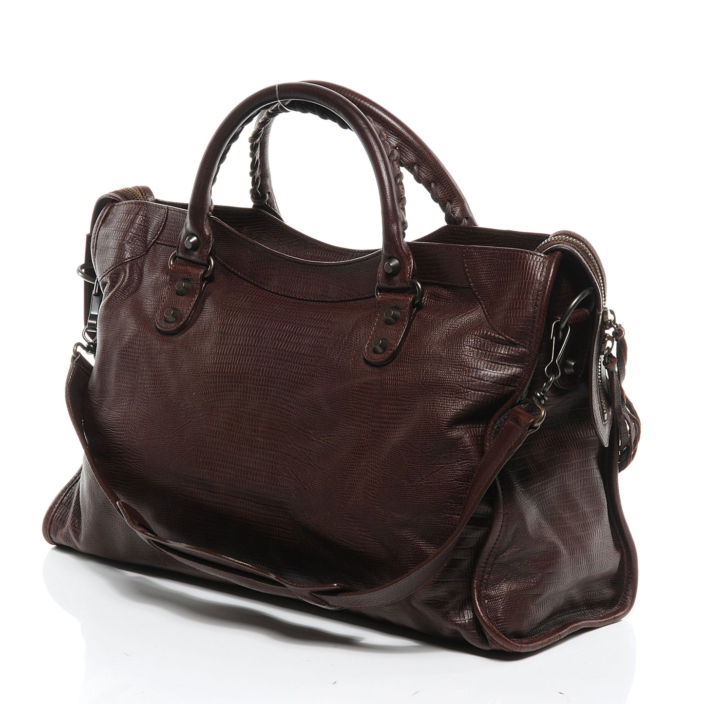 Lizard Embossed City Castagna