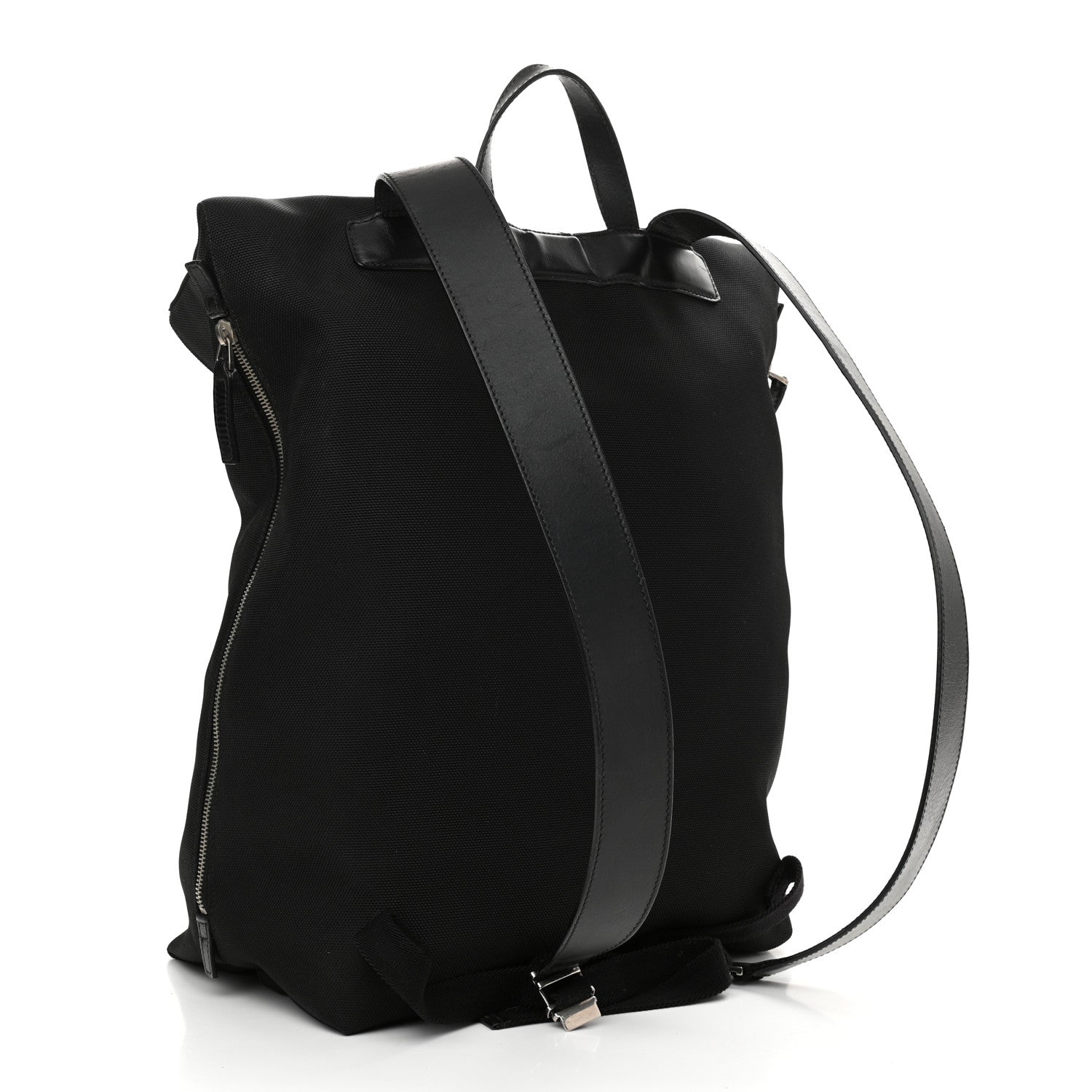 Gucci Techno Canvas Web Single Buckle Backpack Black 3 of 16