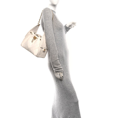 Chanel Caviar Quilted Small Chanel 25 Handbag White 2 of 10