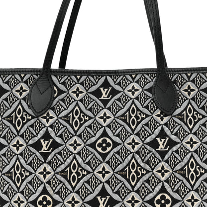 Louis Vuitton Jacquard Since 1854 Neverfull MM Grey 8 of 10