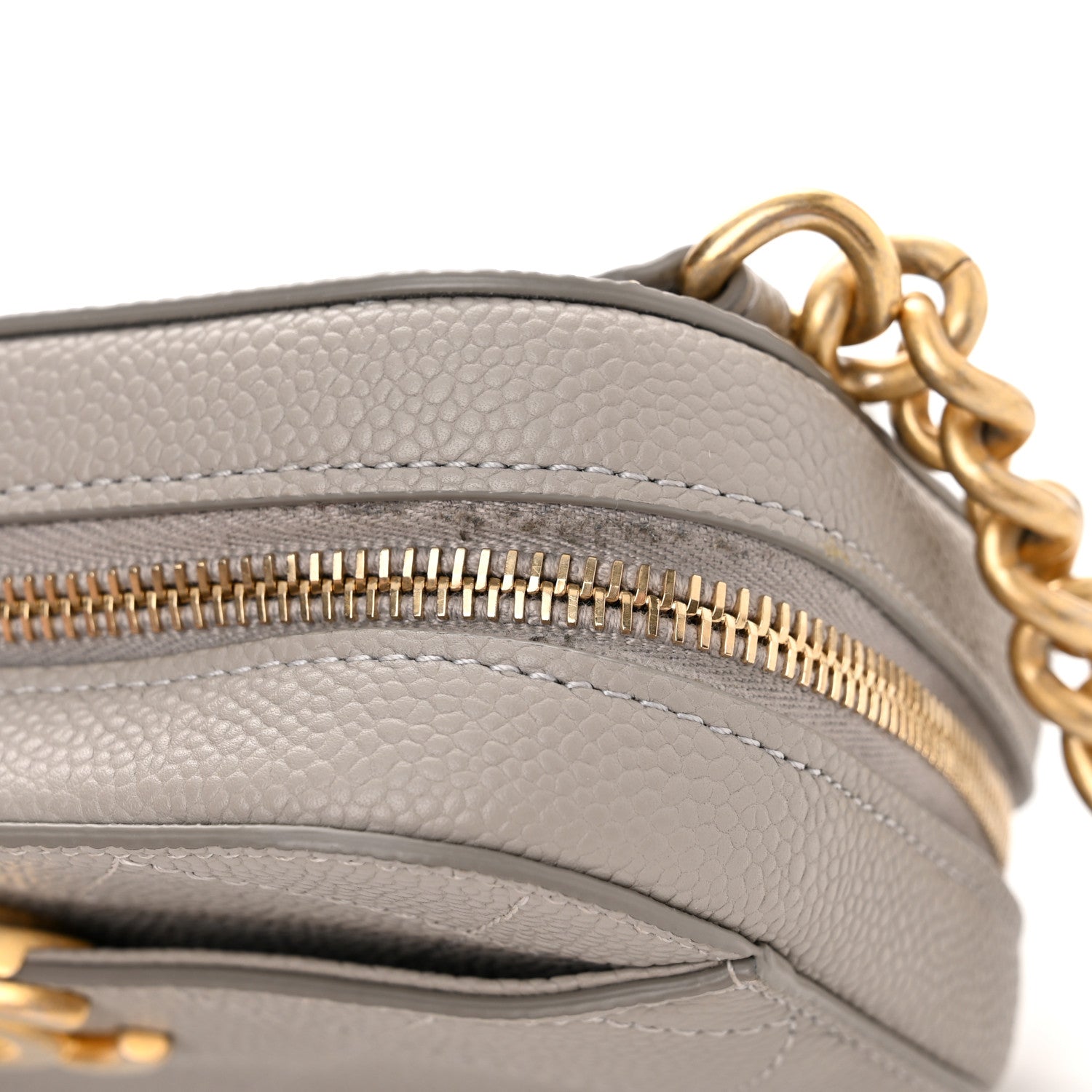 Chanel Caviar Stitched Waist Bag Light Grey 11 of 12