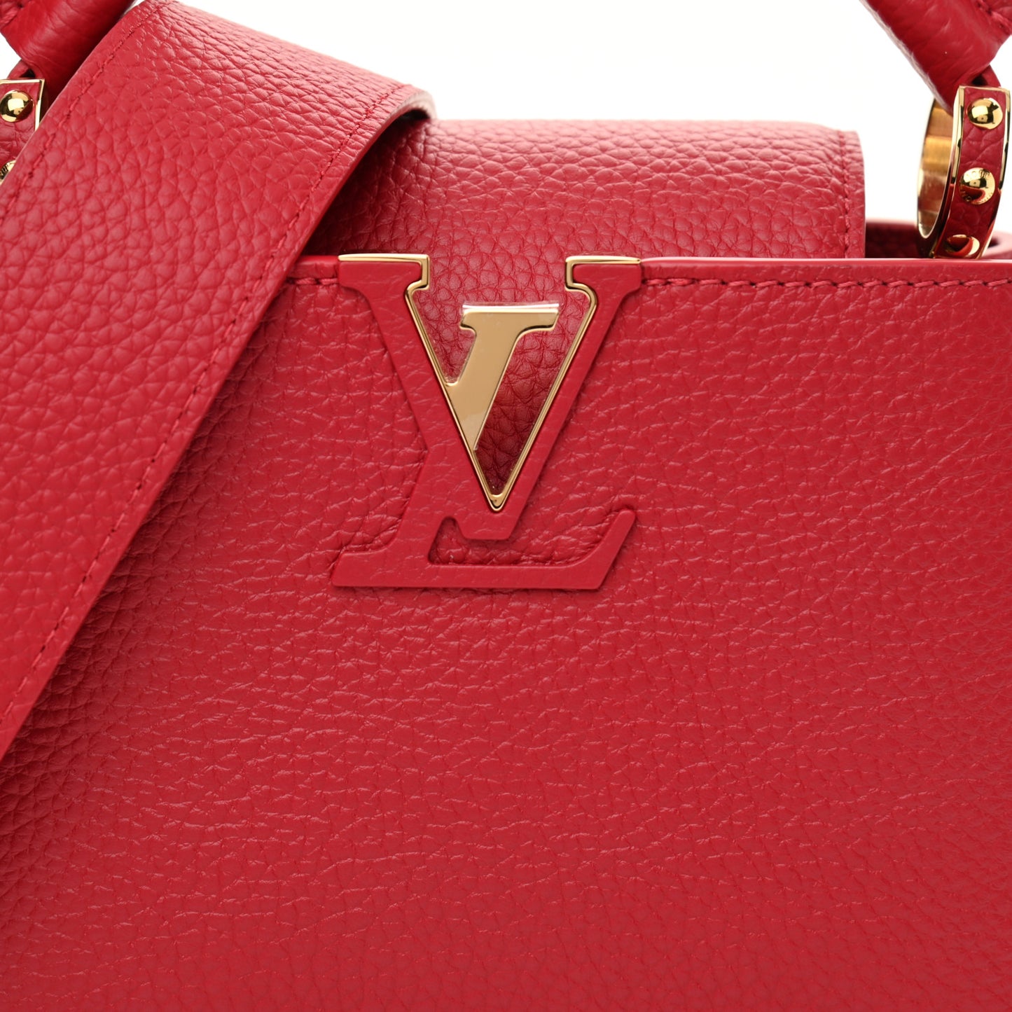 Taurillon Mini Capucines Scarlet