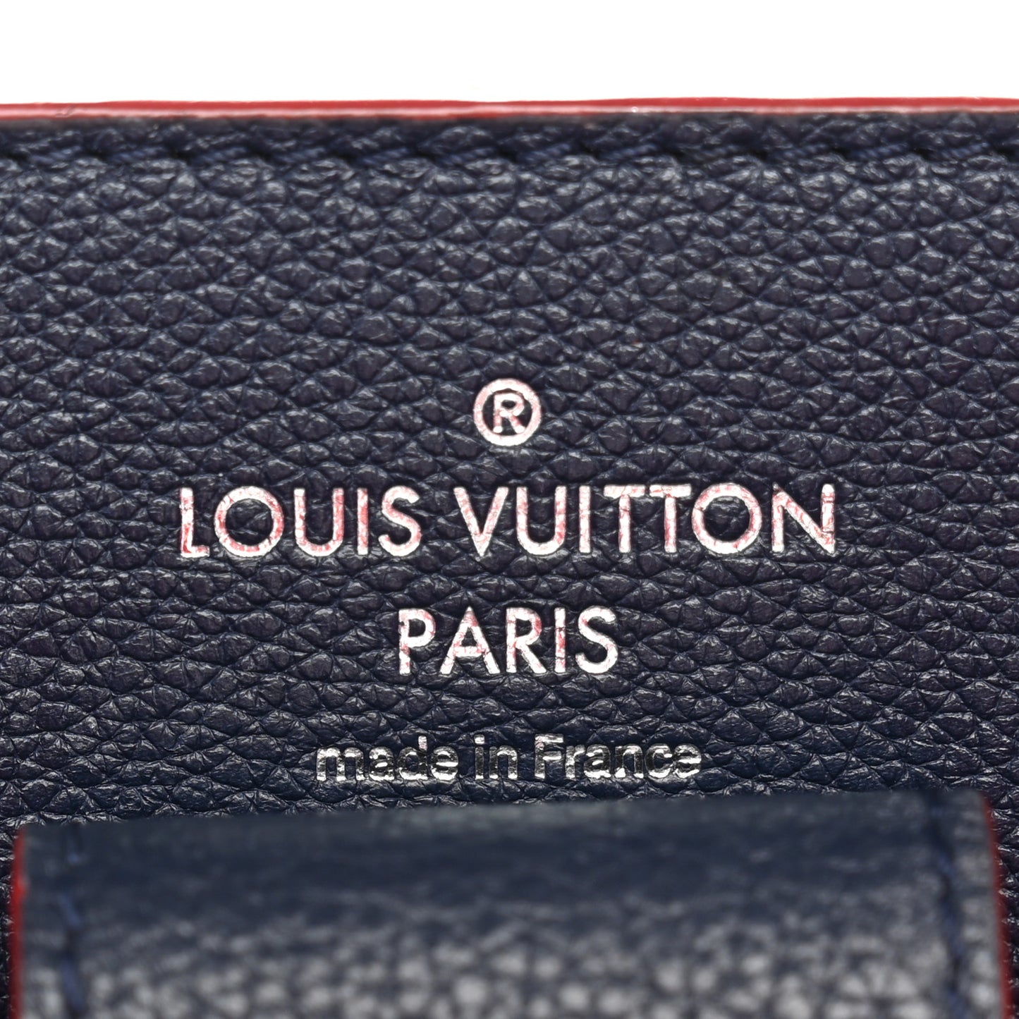 Soft Calfskin Braided Lockme Bucket Marine Rouge