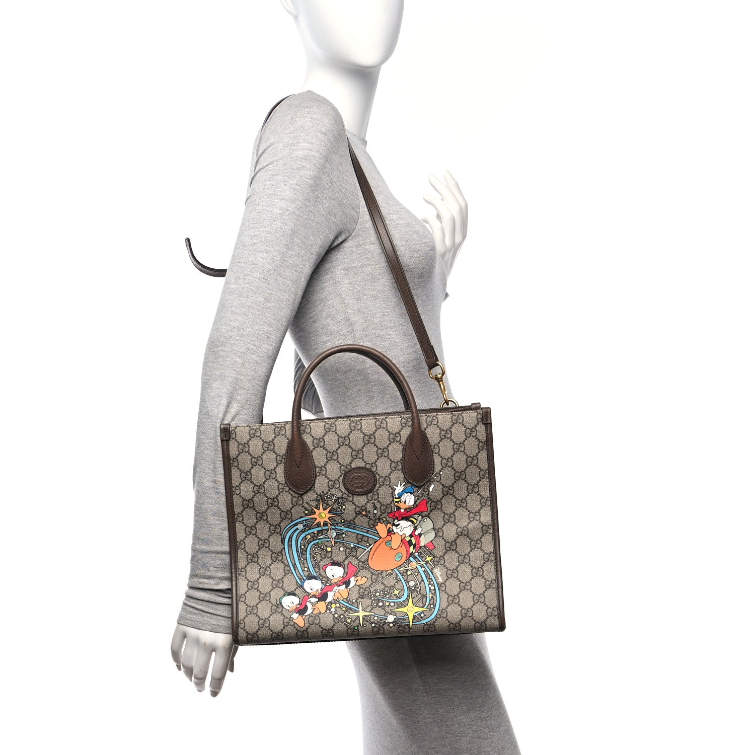 Gucci X DISNEY GG Supreme Monogram Donald Duck Retro Interlocking