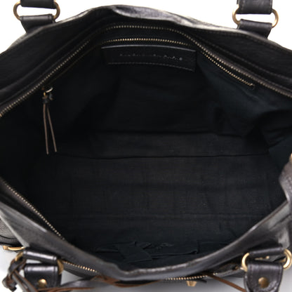 Balenciaga Pearlescent Goatskin Classic Gold Hardware City Bronze 4 of 4