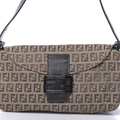 Fendi Zucchino Baguette Dark Brown 11 of 11