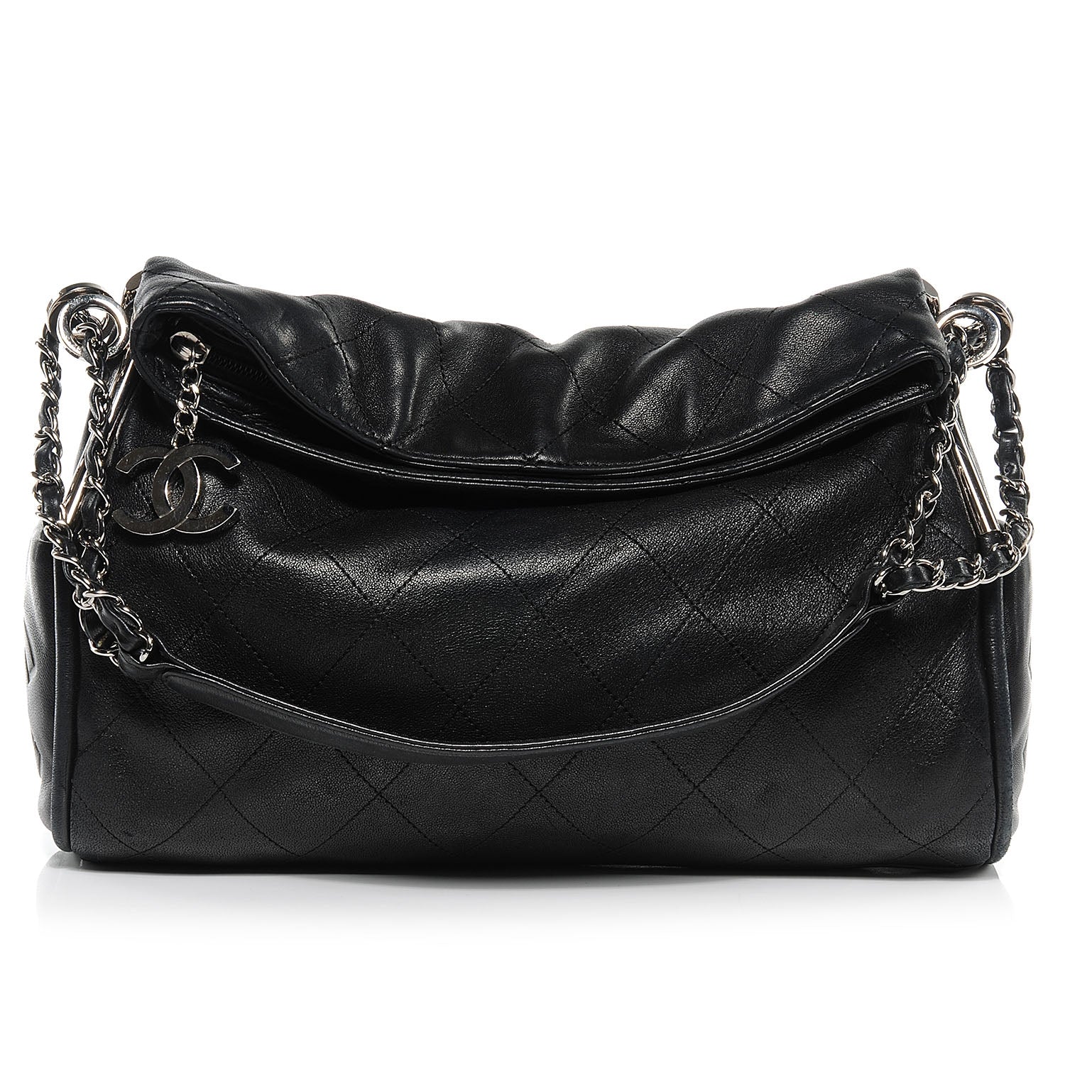 Chanel Lambskin Medium Ultimate Soft Tote Black 2 of 9