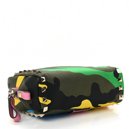 Valentino Garavani Nylon Camouflage Rockstud Pouch Multicolor 4 of 6