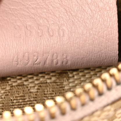 Gucci GG Monogram Web Double Pocket Belt Bag Pink 7 of 11