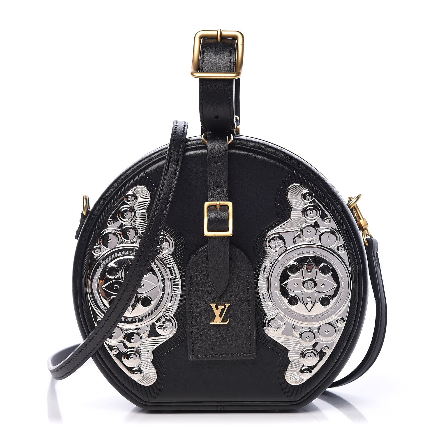 Louis Vuitton Epi Metallic West Petite Boite Chapeau Black 1 of 10