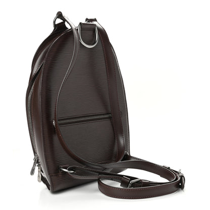 Louis Vuitton Epi Mabillon Backpack Moka 3 of 10