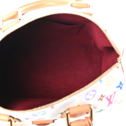 Louis Vuitton Monogram Multicolor Speedy 30 White 5 of 8