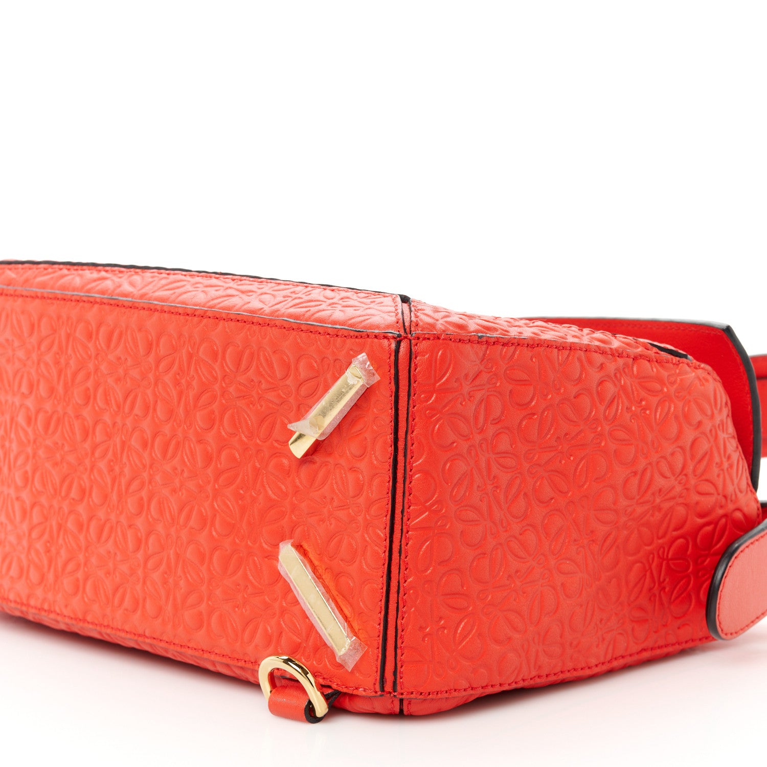 Loewe Calfskin Embossed Small Puzzle Bag Red 11 of 11