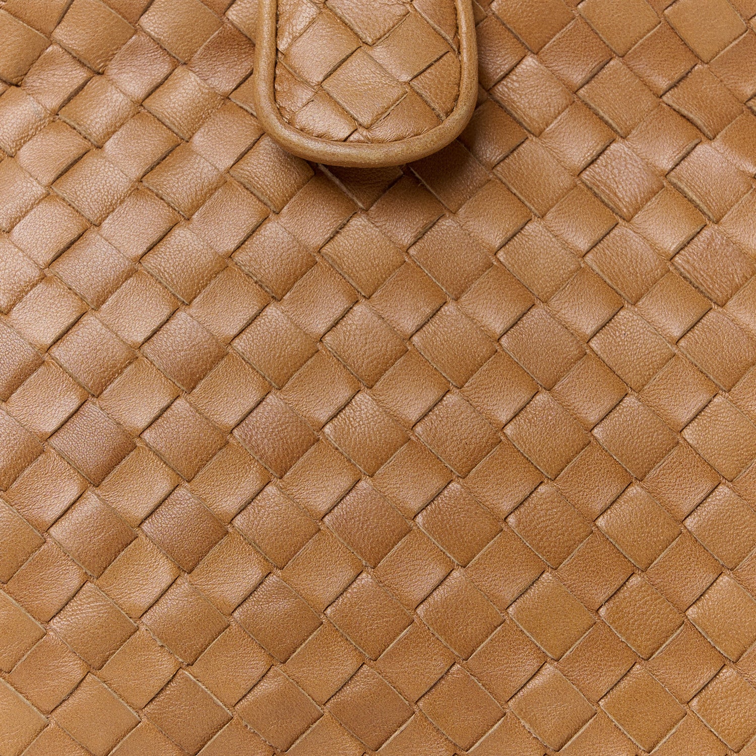 Bottega Veneta Nappa Intrecciato The Lauren 1980 Clutch Camel 8 of 10