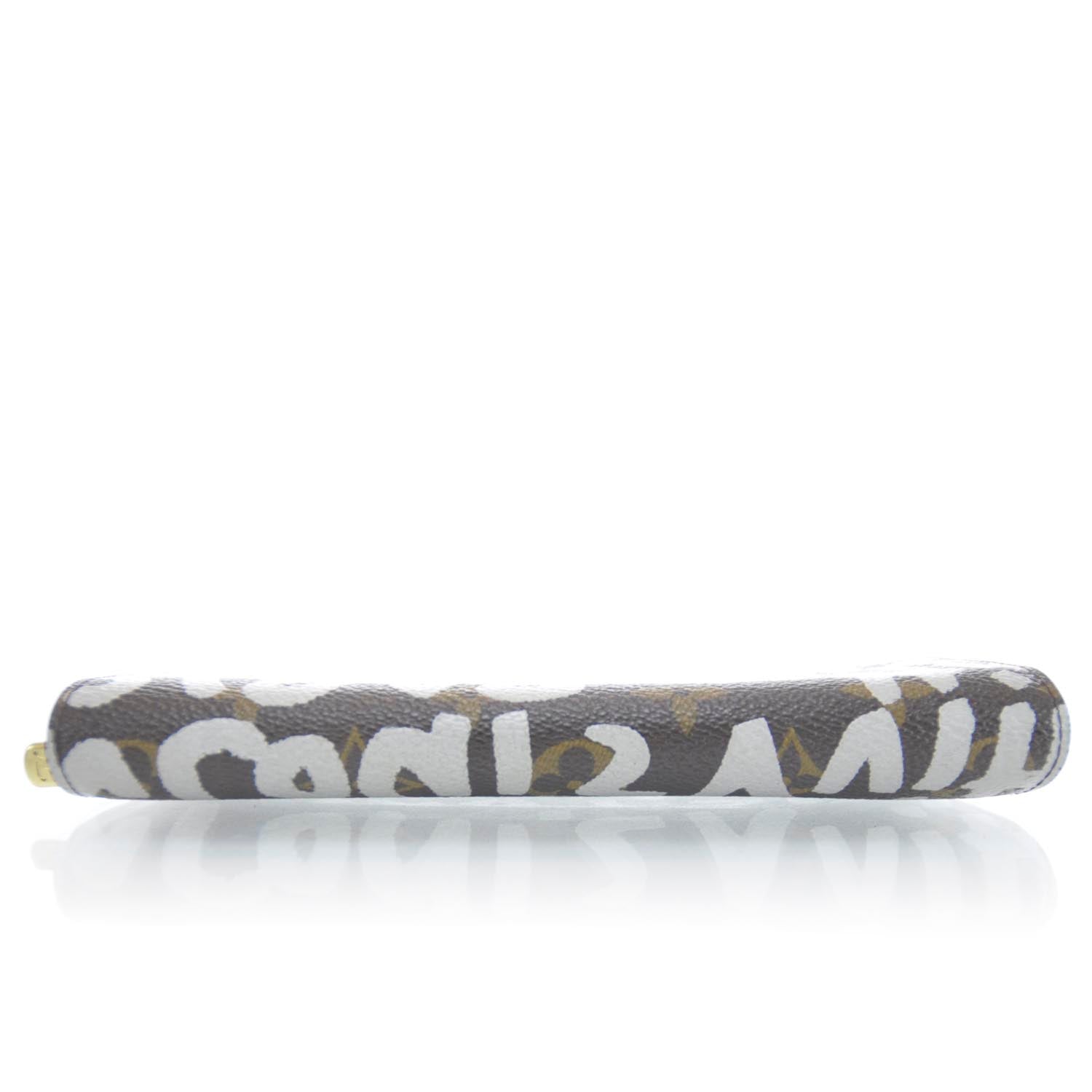 Louis Vuitton Monogram Graffiti Porte-Monnaie Wallet Silver 5 of 8