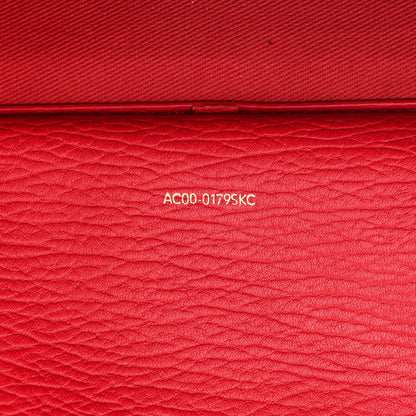 3.1 Phillip Lim Textured Calfskin Medium Pashli Satchel Red 6 of 15