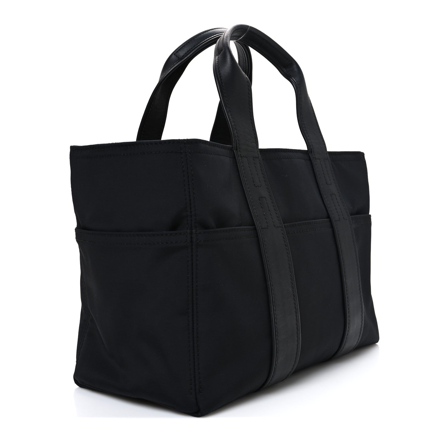 Hermes Toile Acapulco Vassus Tote Black 3 of 10