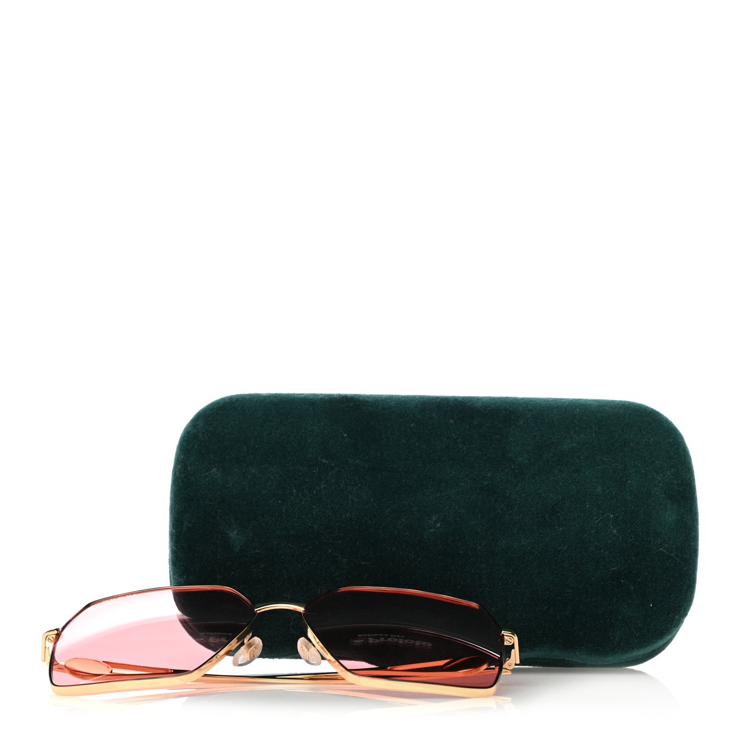 Gucci Square Frame GG0536S Sunglasses Gold 8 of 8