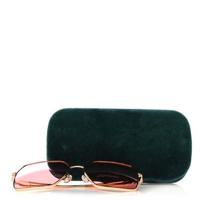 Gucci Square Frame GG0536S Sunglasses Gold 8 of 8