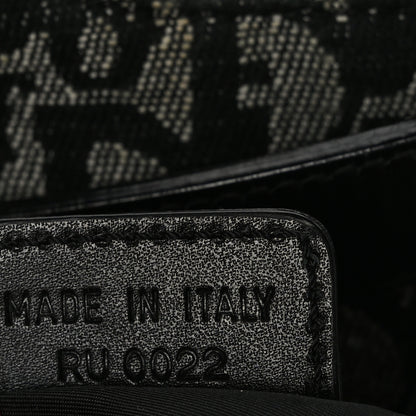 Christian Dior Monogram Saddle Bag Black 6 of 10