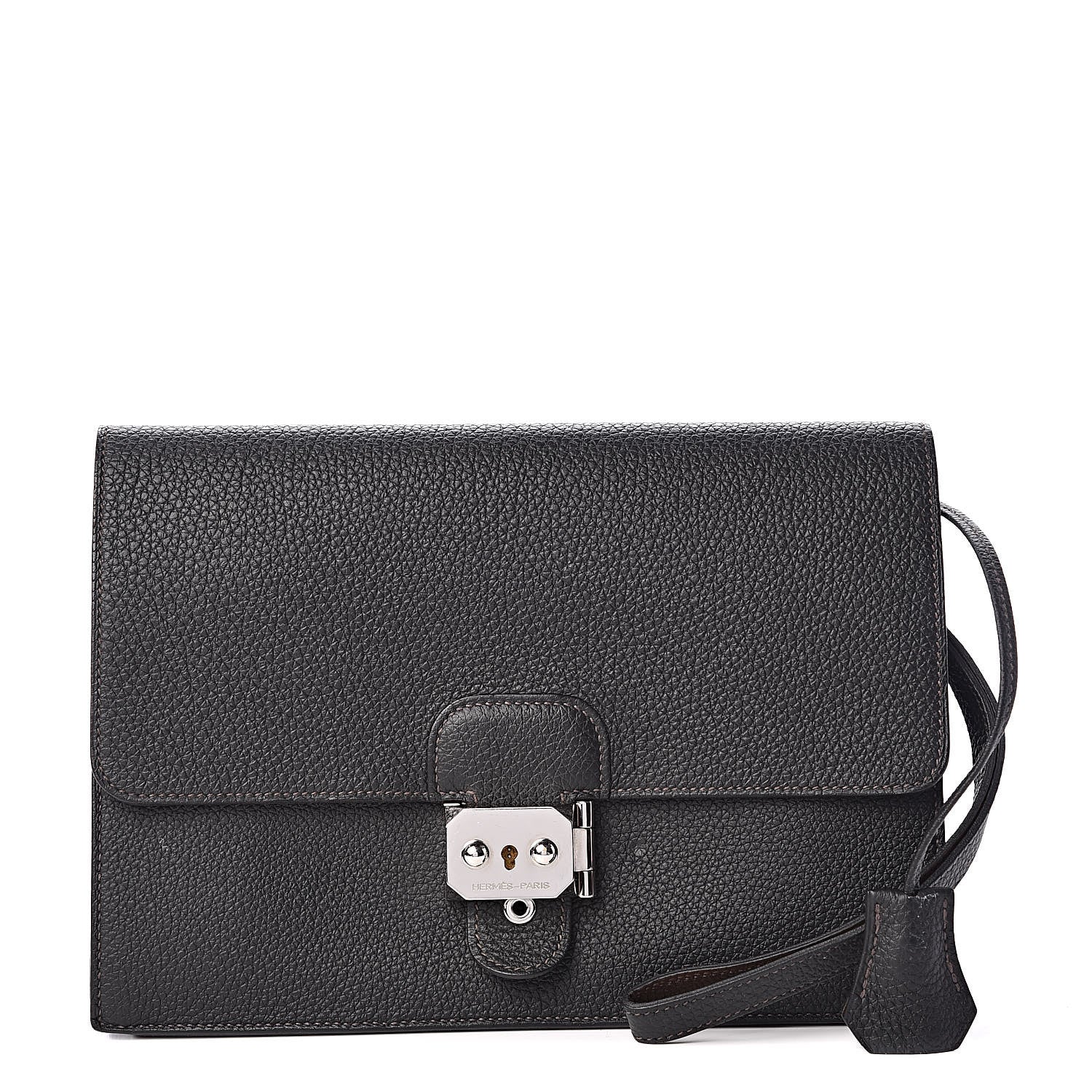 Hermes Togo Jet Clutch Black 1 of 10