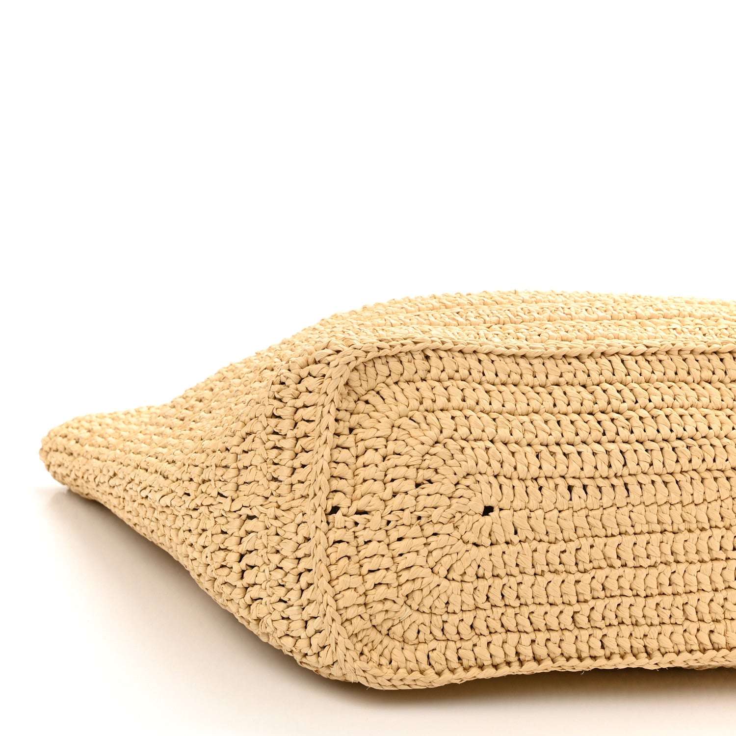 Saint Laurent Raffia Rive Gauche Tote Natural 9 of 10